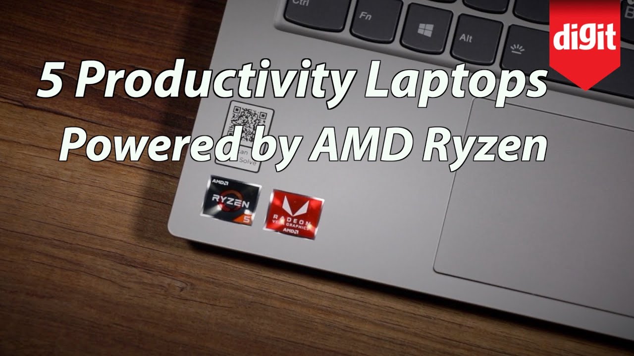 5 laptops AMD Ryzen con productividad
