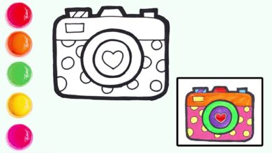 Aprende a Dibujar una Cámara de Fotos – Dibujos Infantiles | Los Juguetes Son Divertidos