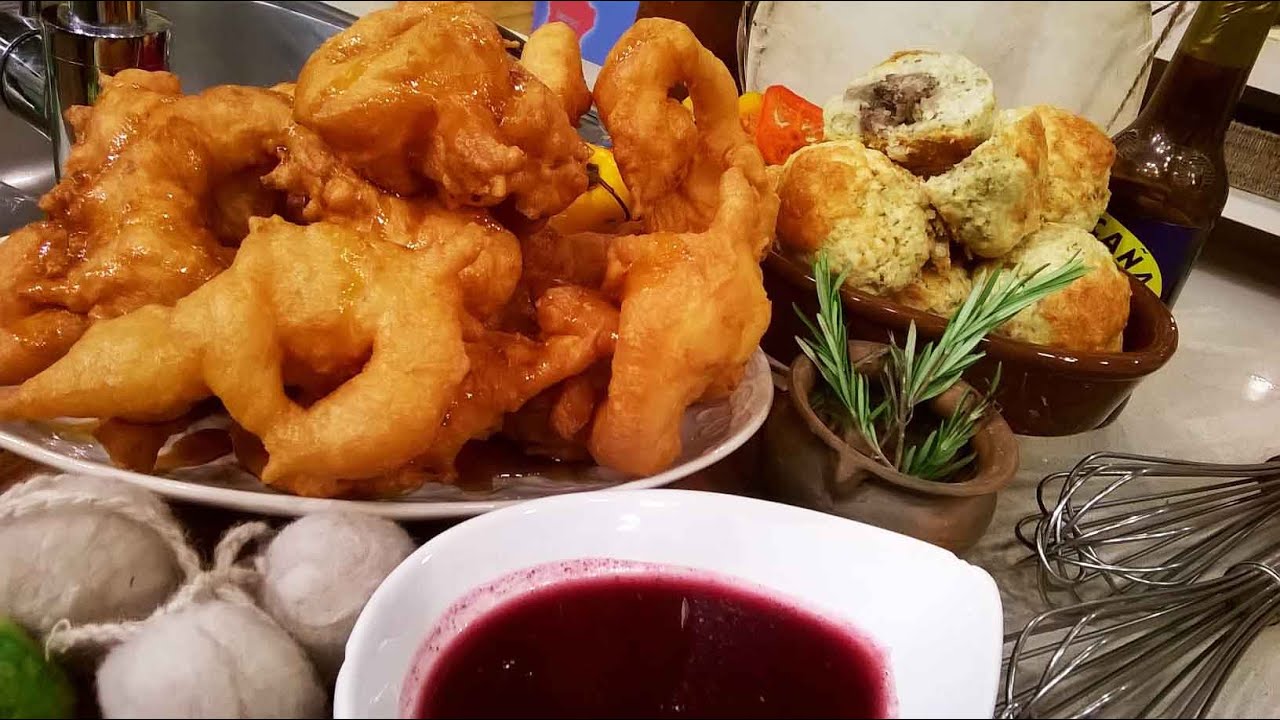 Buñuelos jujeños con miel de caña