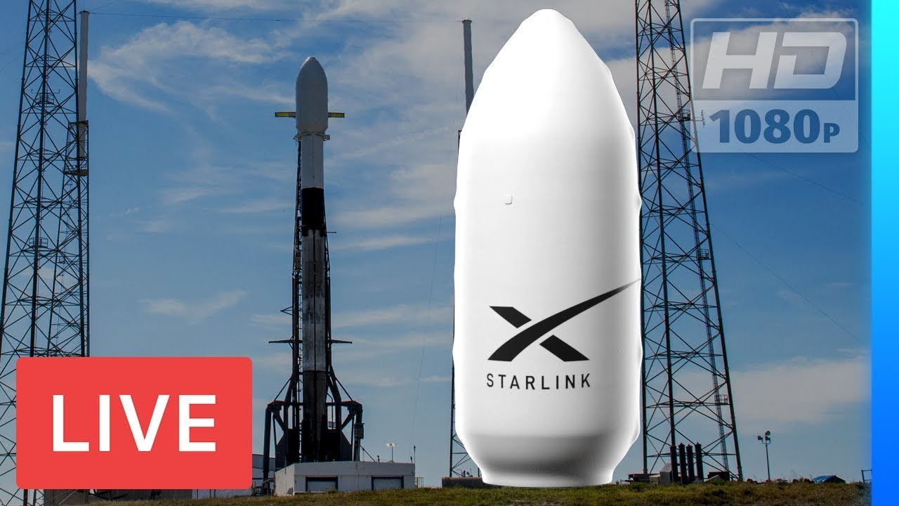 MIRE AHORA: SpaceX lanzará Starlink Falcon 9 #InternetCommunicationSatellites @ 10: 05am EST