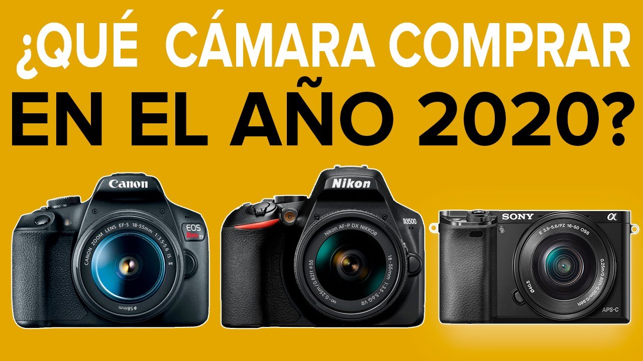 QUÉ CÁMARA COMPRAR EN 2020? CANON, NIKON O SONY