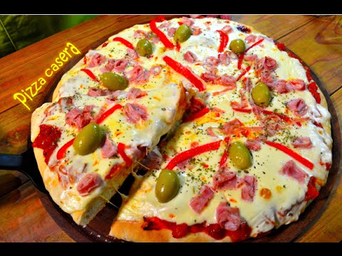 Receta de pizza masa esponjosa FACIL