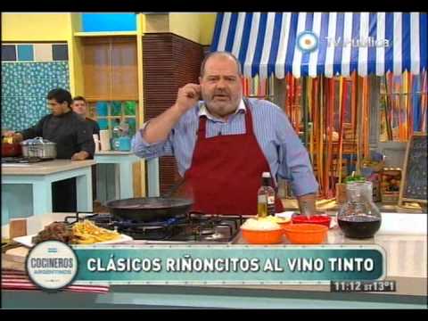 Riñones al vino tinto