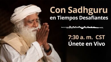 Con Sadhguru en Tiempos Desafiantes. Darshan en vivo.