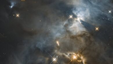 El Hubble observa una sombra en el espacio