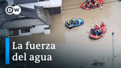 Fuertes lluvias azotan el sur de Japón