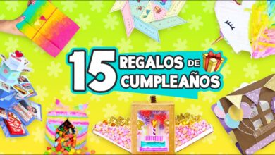 15 REGALOS FÁCILES DE CUMPLEAÑOS 🎂 Manualidades para regalar ✂️ Craftingeek