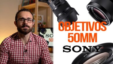 Objetivos de 50mm para cámaras Sony