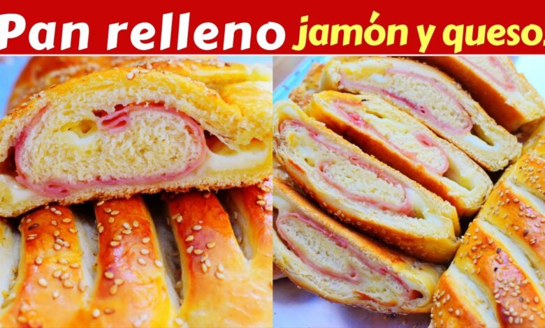 Pan Relleno De Jamn Y Queso Una Merienda Especial Recetn