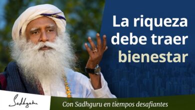 La riqueza debe traer bienestar | Sadhguru