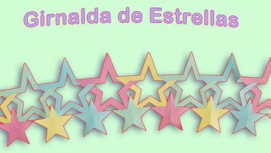 Guirnalda de Estrellas – Manualidades Para Todos