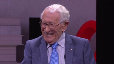 El hombre más feliz del mundo: sobreviviente del Holocausto de 99 años comparte su historia | Eddie Jaku | TEDxSydney