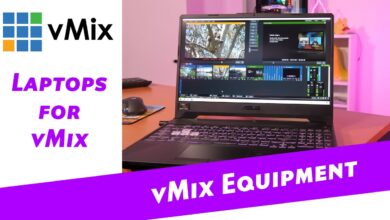 Computadoras portátiles con transmisión en vivo para vMix 2020. ¡Producción portátil multicámara!