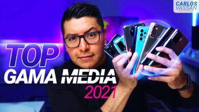 LOS MEJORES TELÉFONOS GAMA MEDIA (ACTUALES) 2021