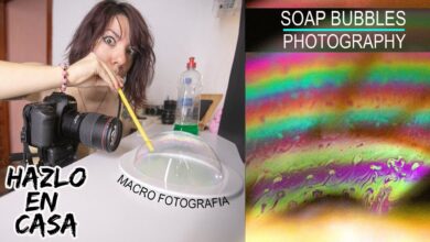 MACRO FOTOGRAFIA: IDEAS EN CASA // soap bubble photography //