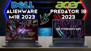 Alienware m18 vs Predator Helios 18 | 2023 | maximum 18 inch Gaming laptops