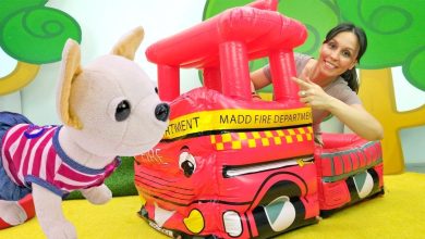 La Escuela Divertida - Mascotas dan un paseo. Vídeos de juguetes.