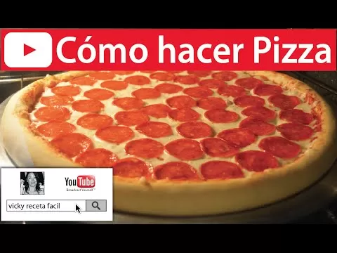 Cómo hacer PIZZA | #VickyRecetaFacil