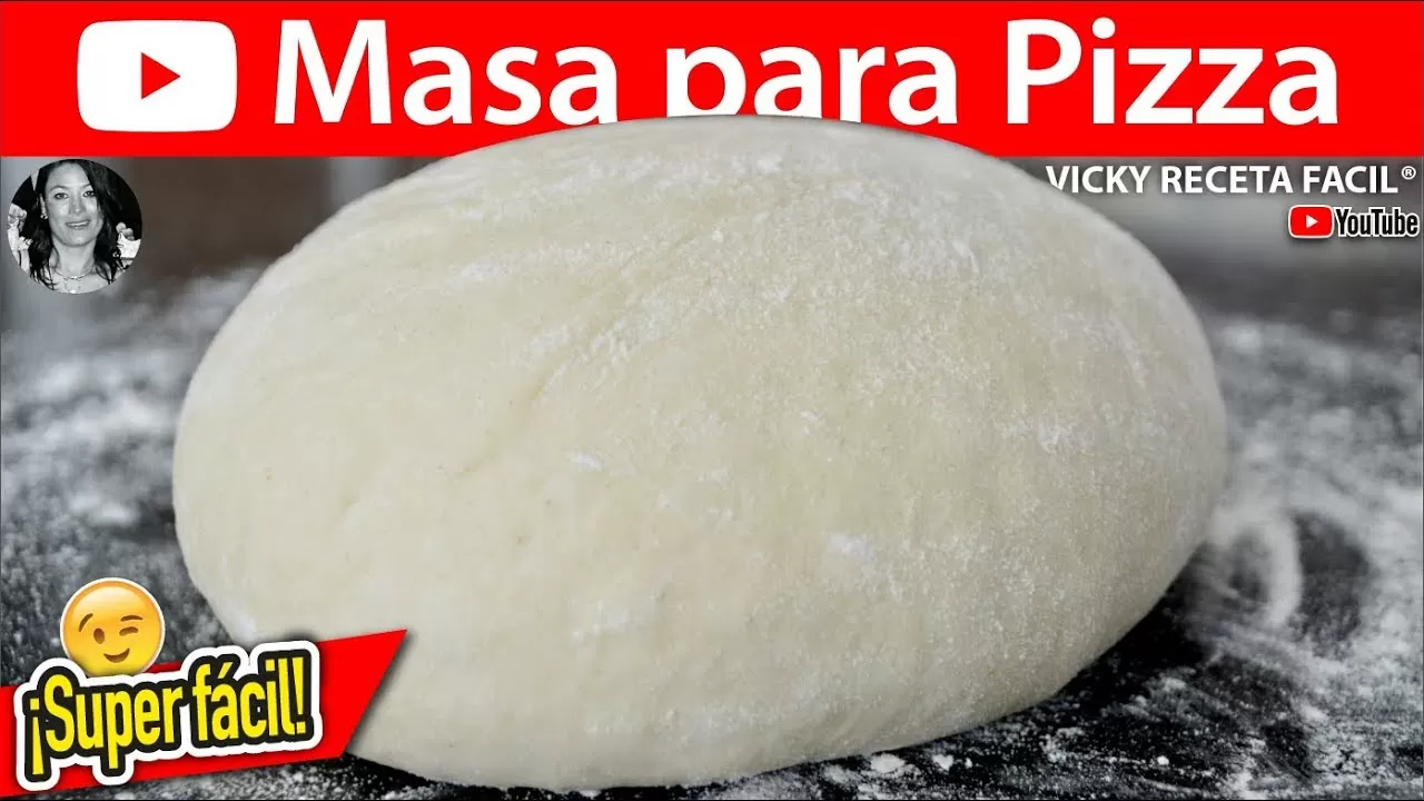 MASA PARA PIZZA | #VickyRecetaFacil