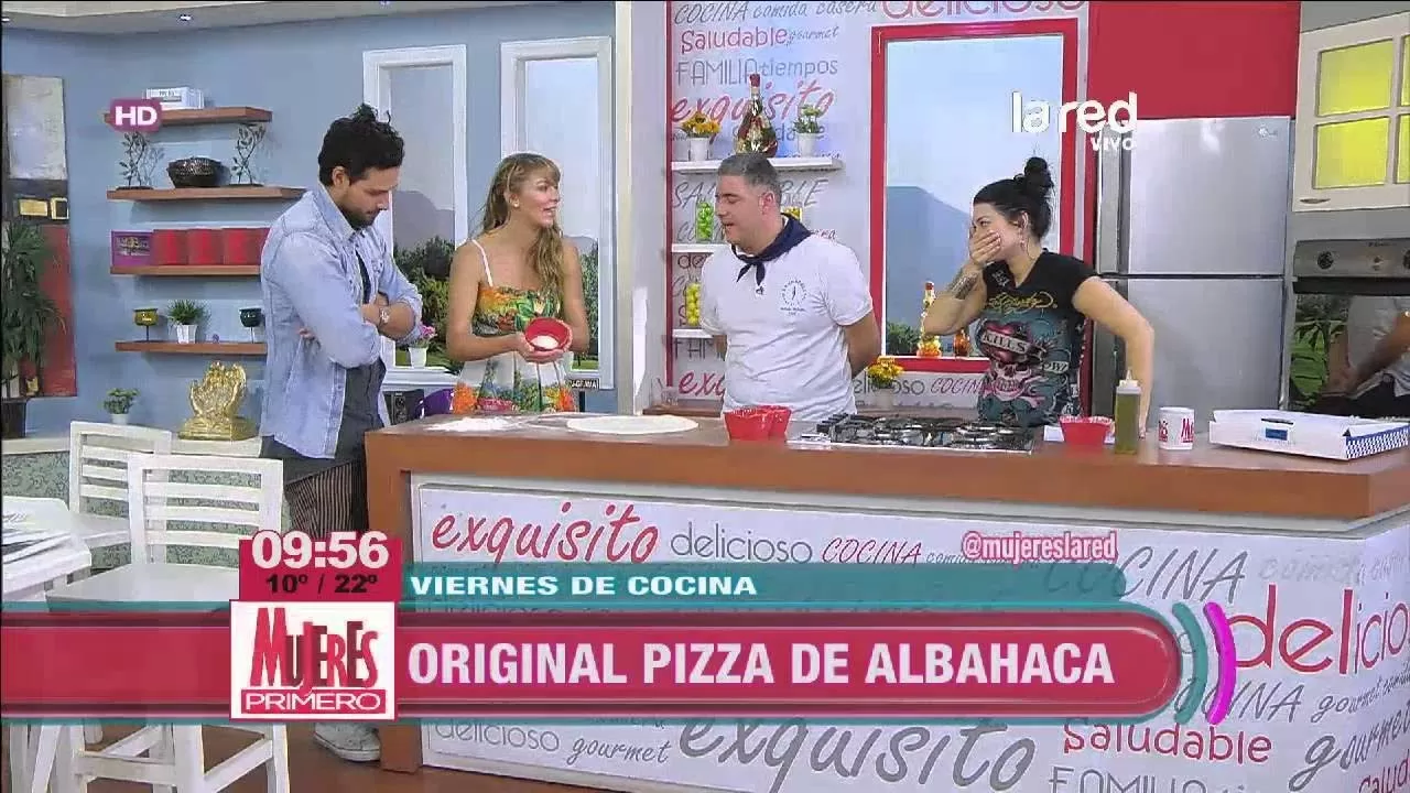 Receta de pizza de albahaca