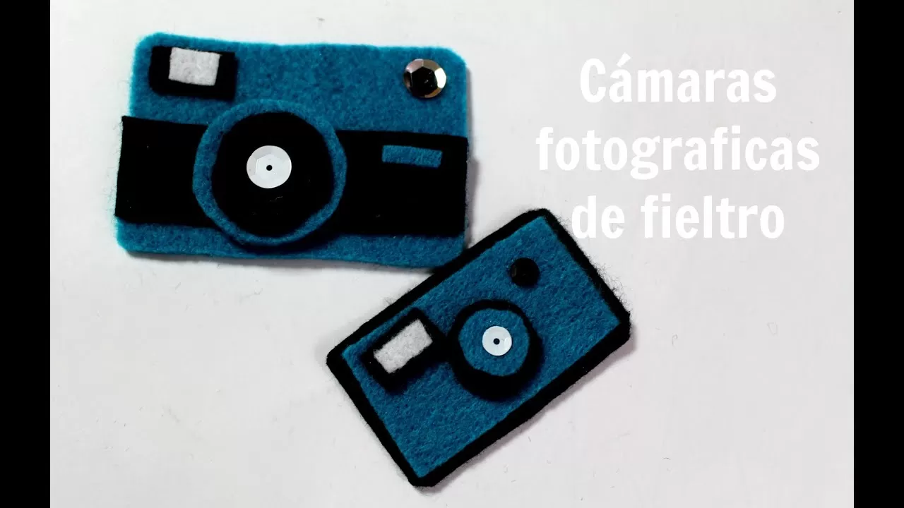 Tutorial Como hacer camaras fotograficas de fieltro * Creaciones Izzy