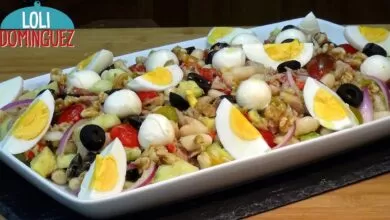 Ensalada fácil de legumbres (Hoy de Alubias) fácil, rápida y muy fresquita – Loli Domínguez