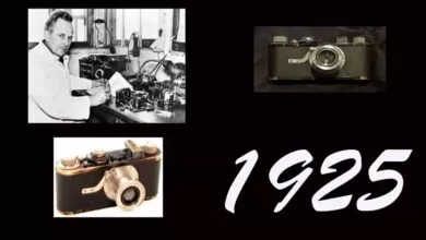 La cámara fotografica a través del tiempo