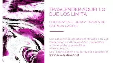 TRASCENDER AQUELLO QUE LOS LIMITA – Una canalización de la Conciencia Elohim vía Patricia Casidis