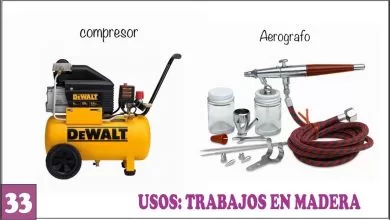 COMPRESOR DE AIRE o Aerógrafo para Manualidades y Trabajos en Madera 🏁