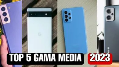 Los 5 MEJORES CELULARES GAMA MEDIA 2023